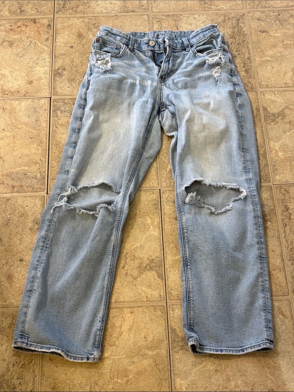 American Eagle Women’s Women’s Jeans - Curvy Straight Size 10